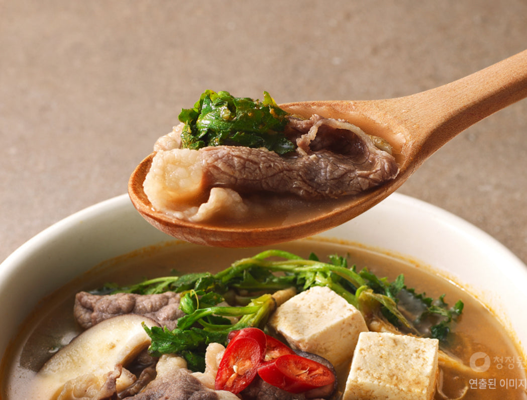Chungjungone Beef Brisket Doenjang Jjigae