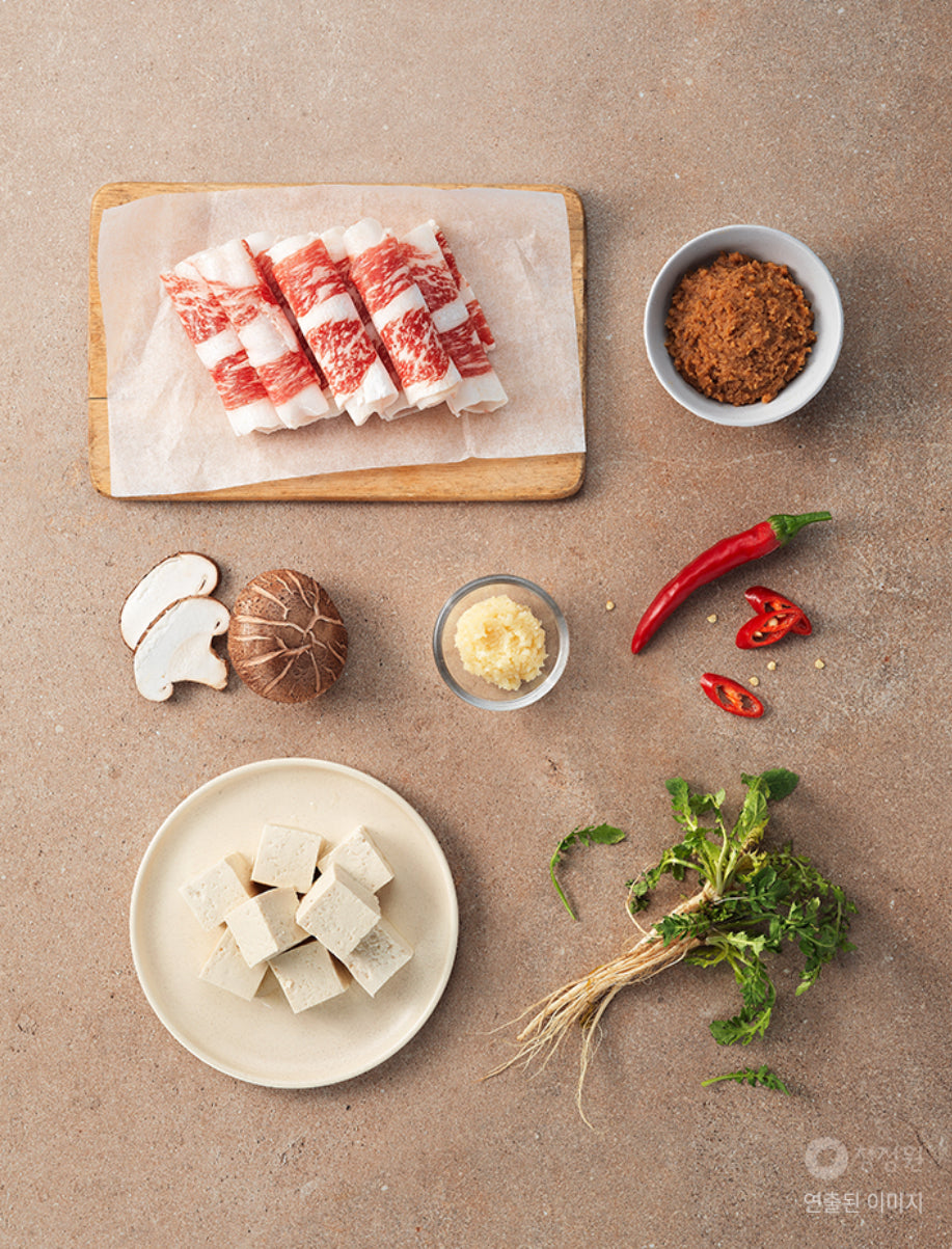 Chungjungone Beef Brisket Doenjang Jjigae