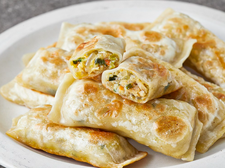 Sajo Daerim Iron Plate Square Japchae Fried Dumplings