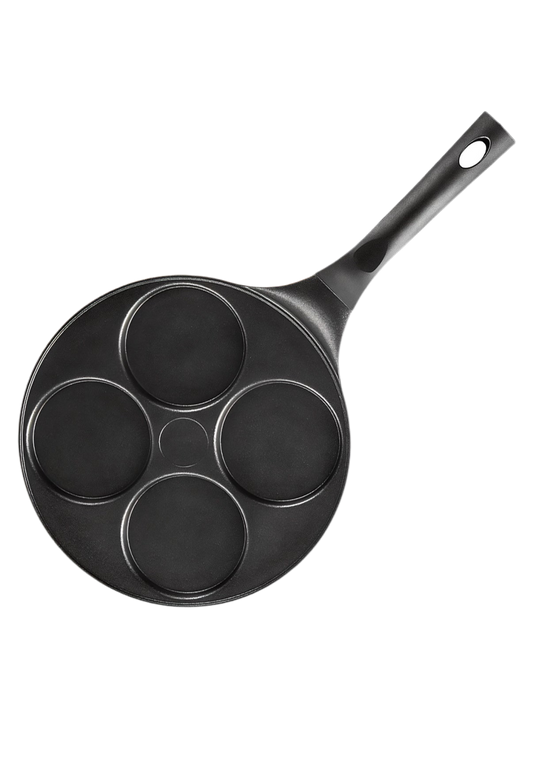 Kitchen 3-Layer Coated 4-Hole Egg Pan