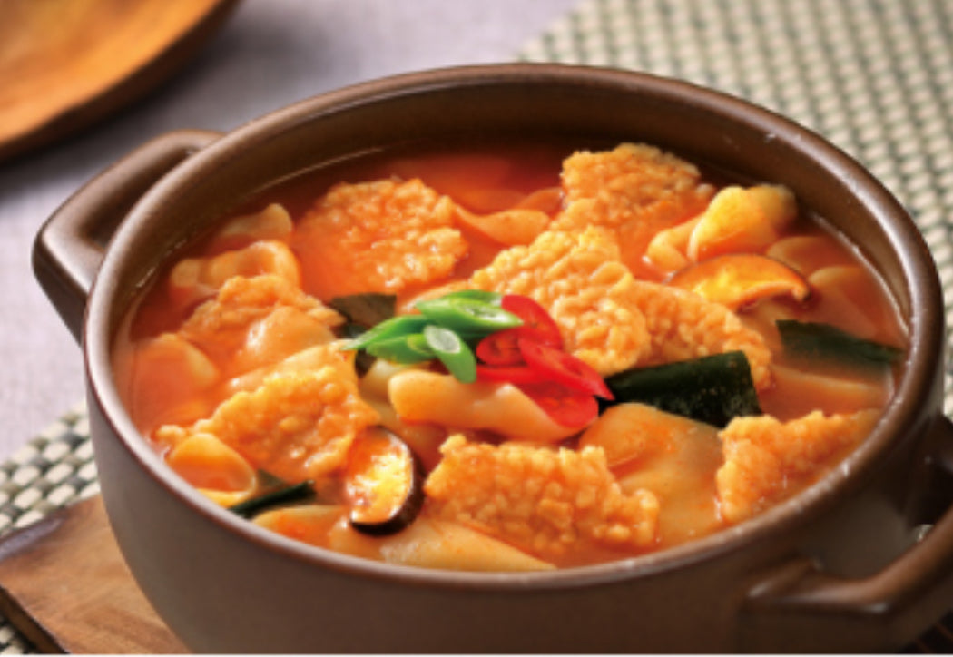 Spicy Sujebi with Scorched Rice