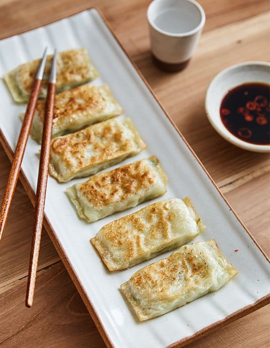 Sajo Daerim Iron Plate Square Japchae Fried Dumplings