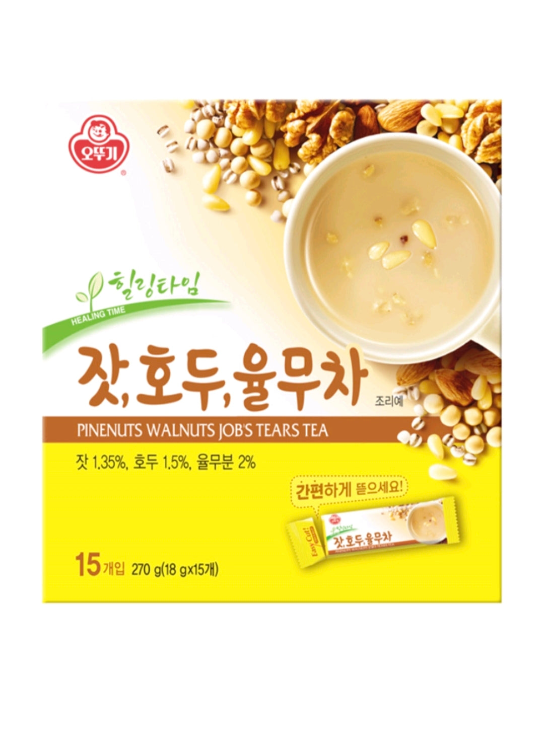 Ottogi Pine Nut, Walnut & Job's Tears Tea Powder