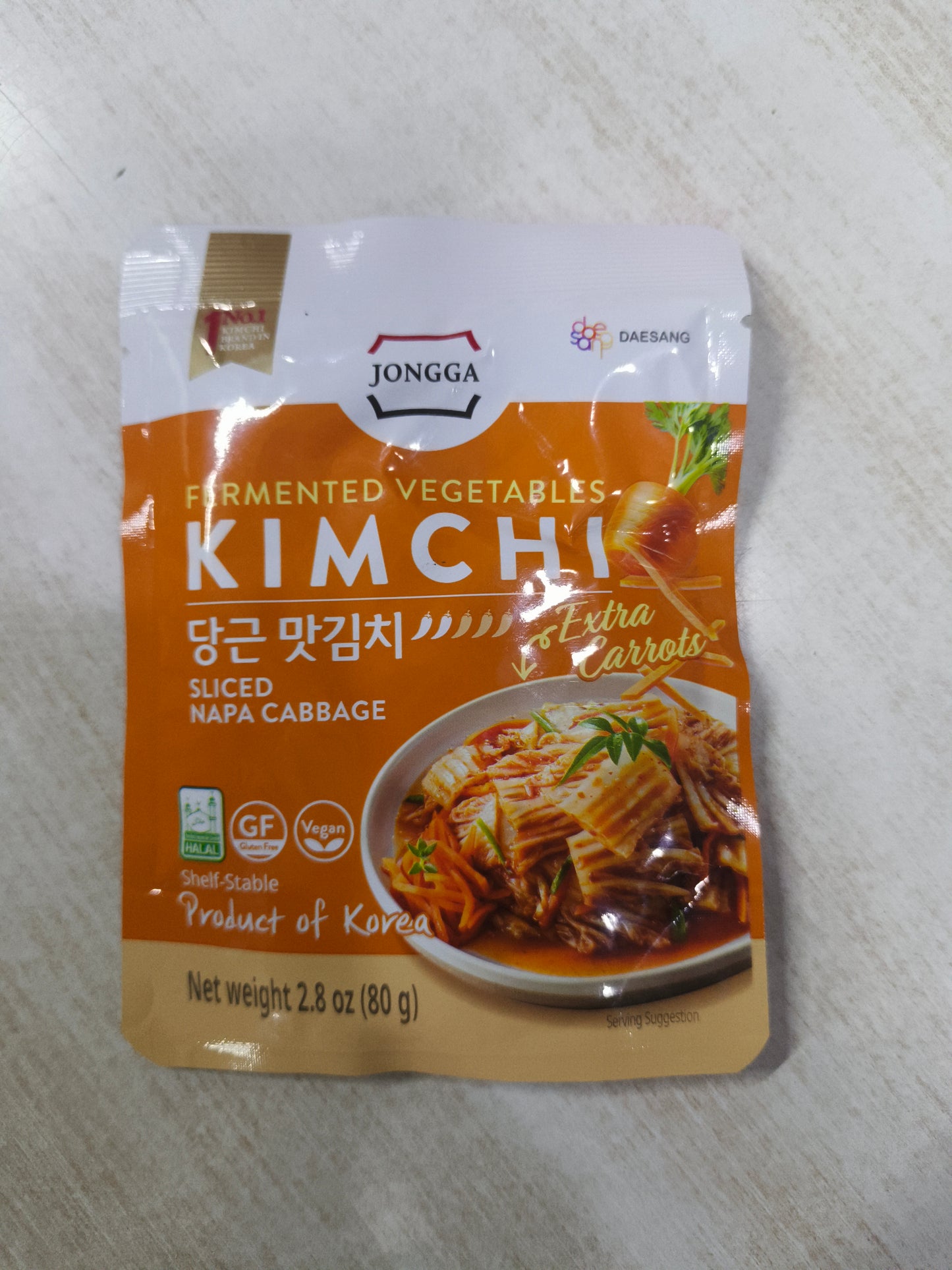 Fermented vegetables kimchi 80g