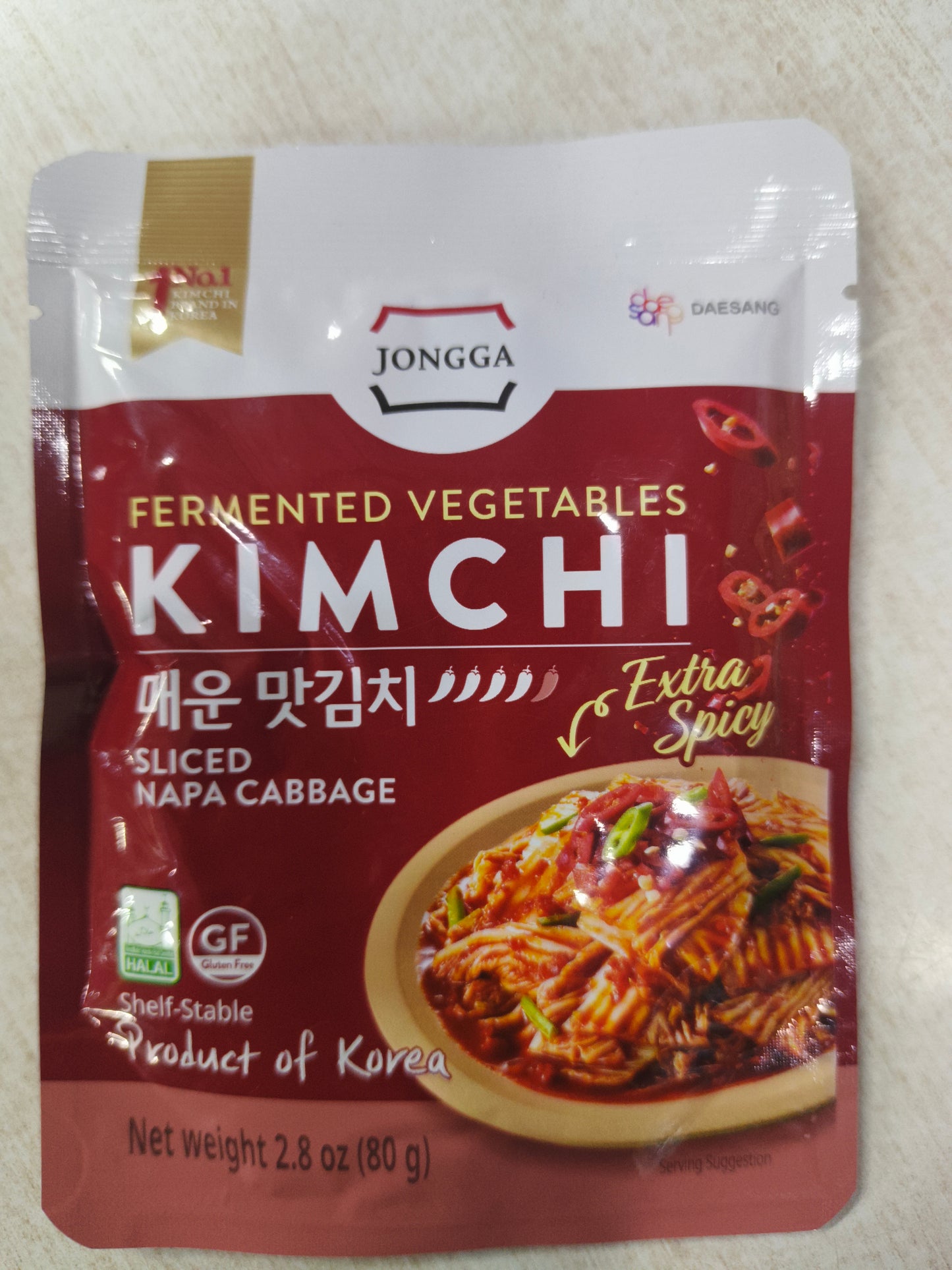Fermented vegetables kimchi 80g